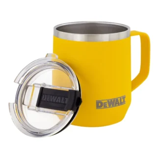 DeWalt DXC14CM YS 14oz Insulated Dual-Wall Vacuum Insulated Mug - Yellow