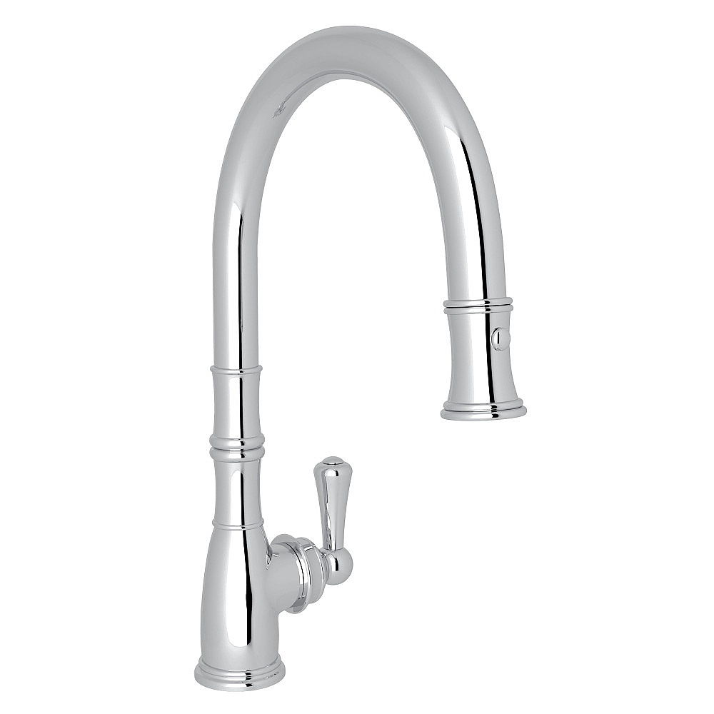 Perrin & Rowe U.4744APC-2 Georgian Era™ Pull-Down Kitchen Faucet - Polished Chrome
