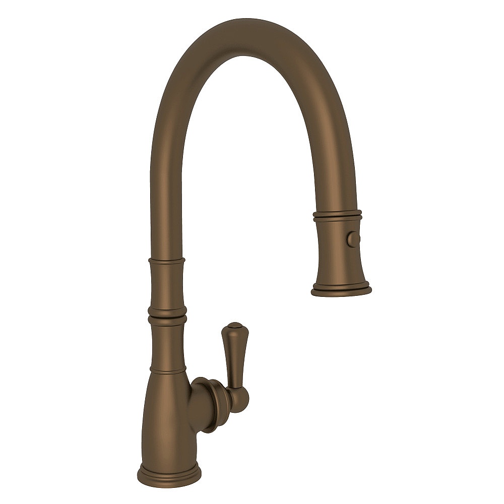 Perrin & Rowe U.4744EB-2 Georgian Era™ Pull-Down Kitchen Faucet - English Bronze