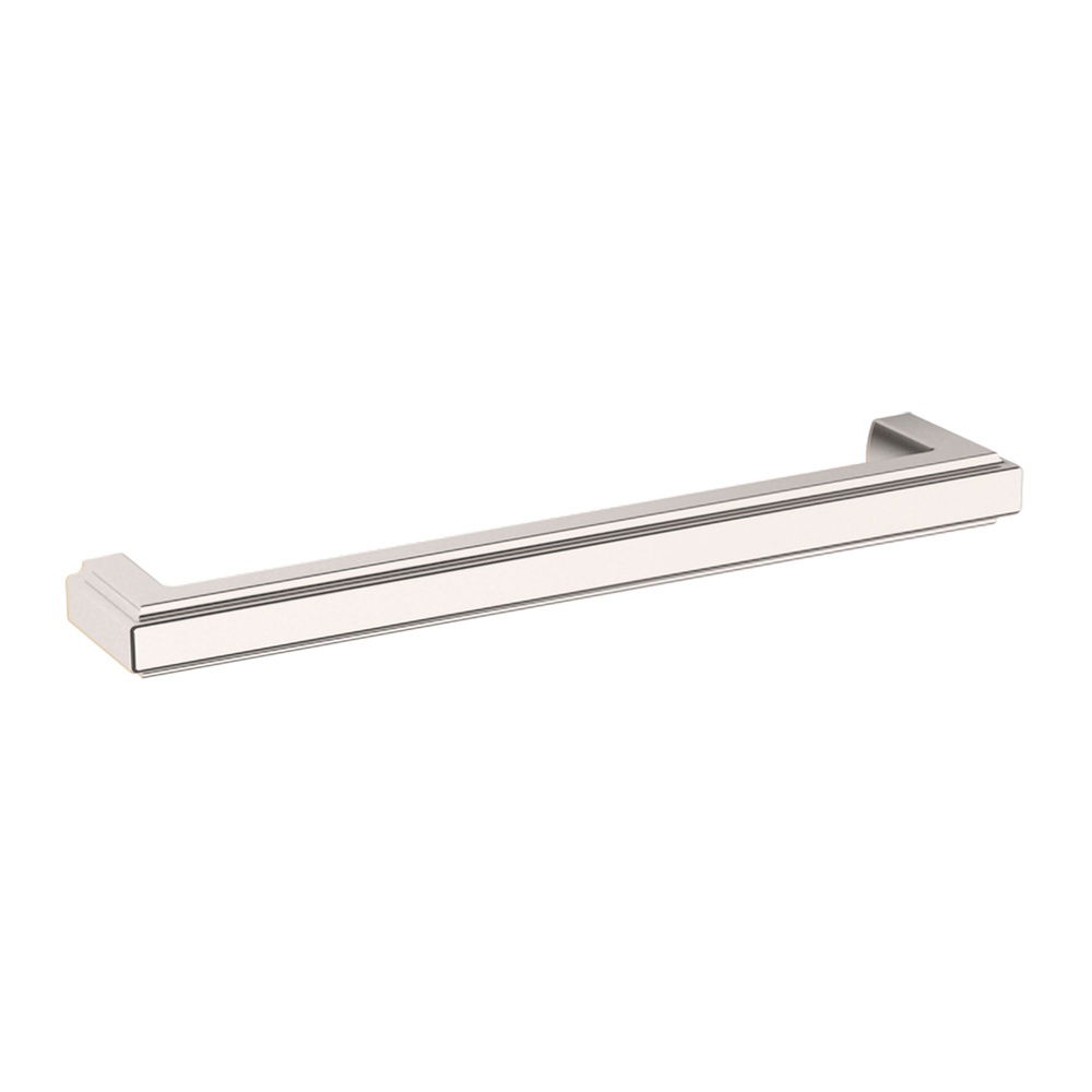 Baldwin Hardware 4344.055 8" Raised Cabinet Pull - Lifetime (PVD) Polished Nickel