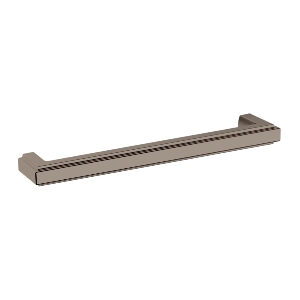 Baldwin Hardware 4344.076 8" Raised Cabinet Pull - Lifetime (PVD) Graphite Nickel