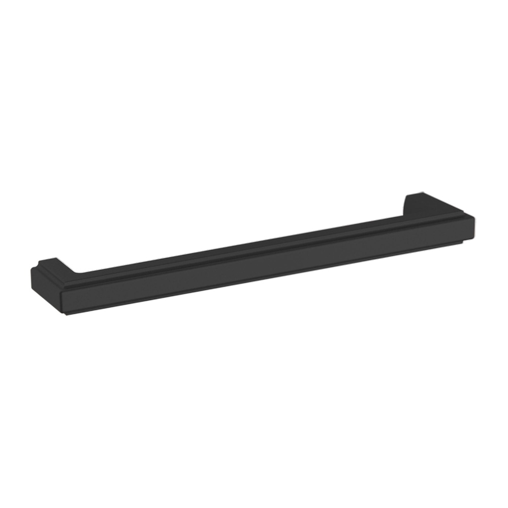Baldwin Hardware 4344.190 8" Raised Cabinet Pull - Satin Black