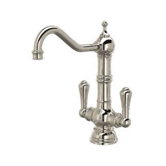 Perrin & Rowe U.4759PN-2 Edwardian™ Two Handle Bar/Food Prep Kitchen Faucet - Polished Nickel