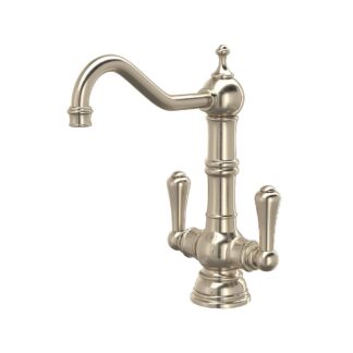 Perrin & Rowe U.4759STN-2 Edwardian™ Two Handle Bar/Food Prep Kitchen Faucet - Satin Nickel