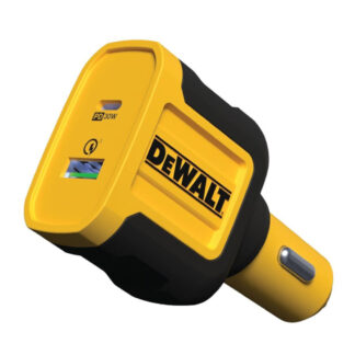 DeWalt 141 0479 DW2 2-Port USB & USB-C 30W PD Car Charger
