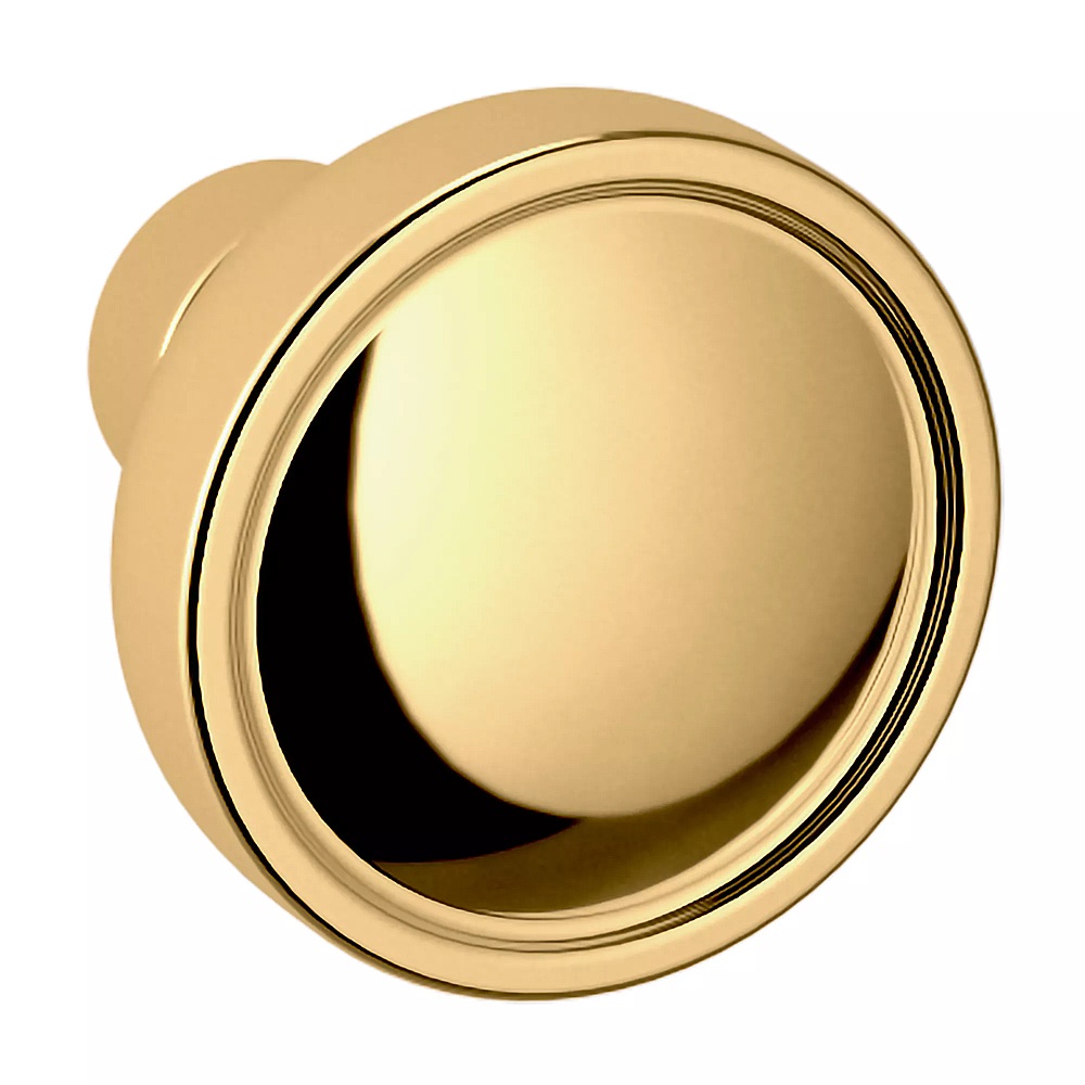 Baldwin Hardware 4402.003.BIN 1.25" Tulip Knob - Lifetime (PVD) Polished Brass