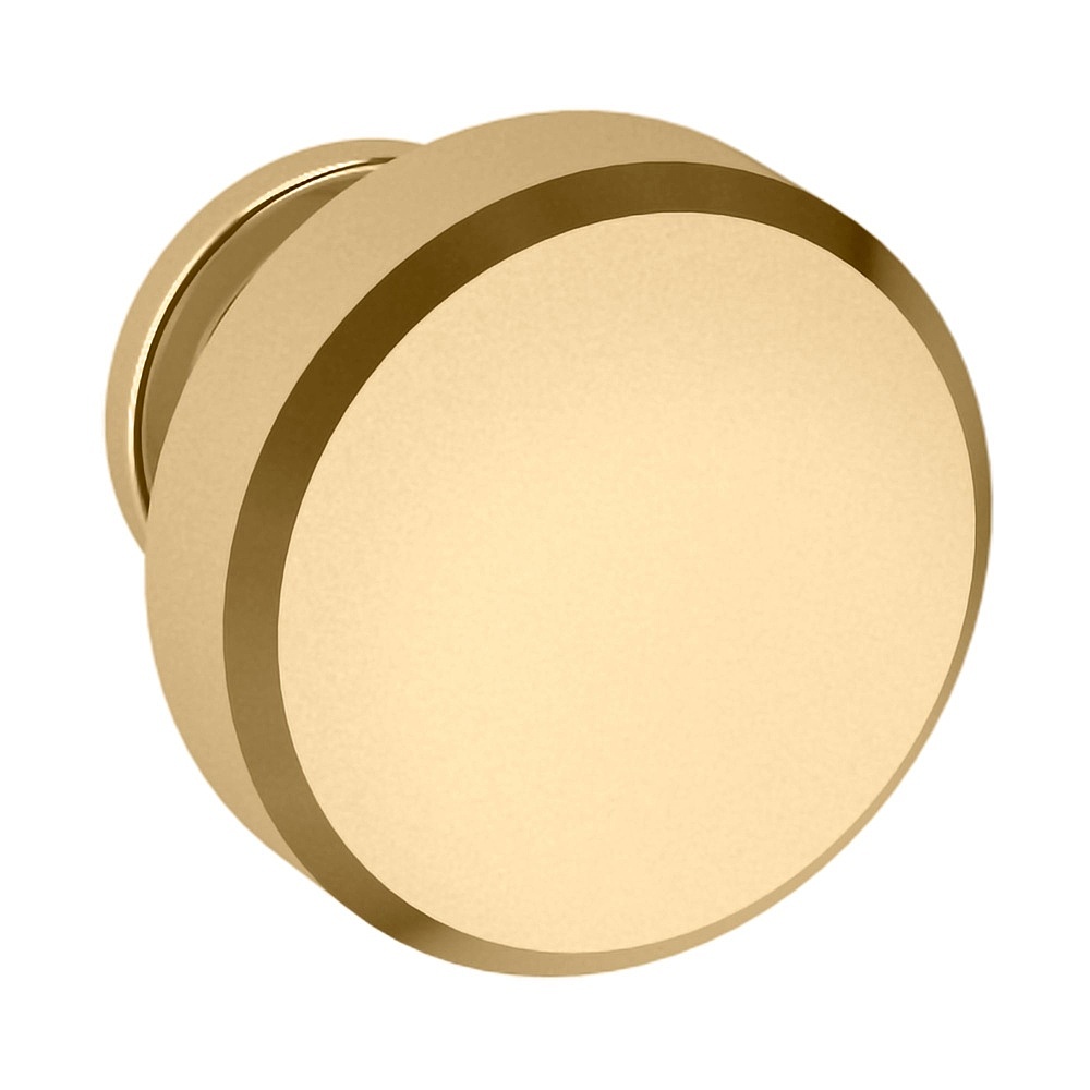 Baldwin Hardware 4410.003.BIN 1.25" Bevel Knob - Lifetime (PVD) Polished Brass