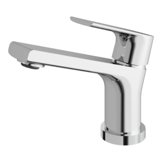 Aquabrass 5014PC Solo Bamboo Single-Hole Lavatory Faucet - Chrome