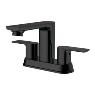 Aquabrass 15019EBK Town of Mount Royal 4" Centerset Lavatory Faucet - Black