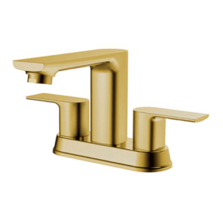 Aquabrass 15019BGVD Town of Mount Royal 4" Centerset Lavatory Faucet - Brushed Gold PVD
