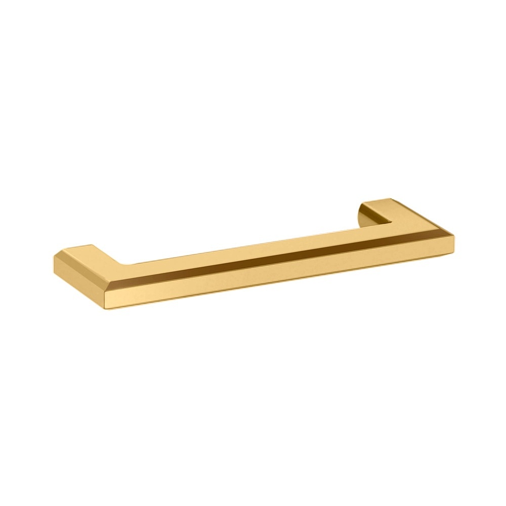 Baldwin Hardware 4412.003.BIN 4" Bevel Cabinet Pull - Lifetime (PVD) Polished Brass