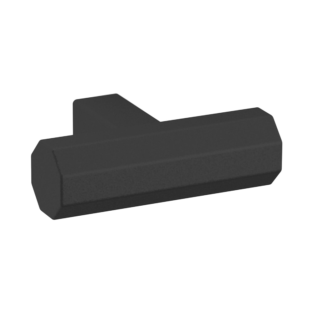Baldwin Hardware 4416.190.BIN 1.25" Octagonal Knob - Satin Black