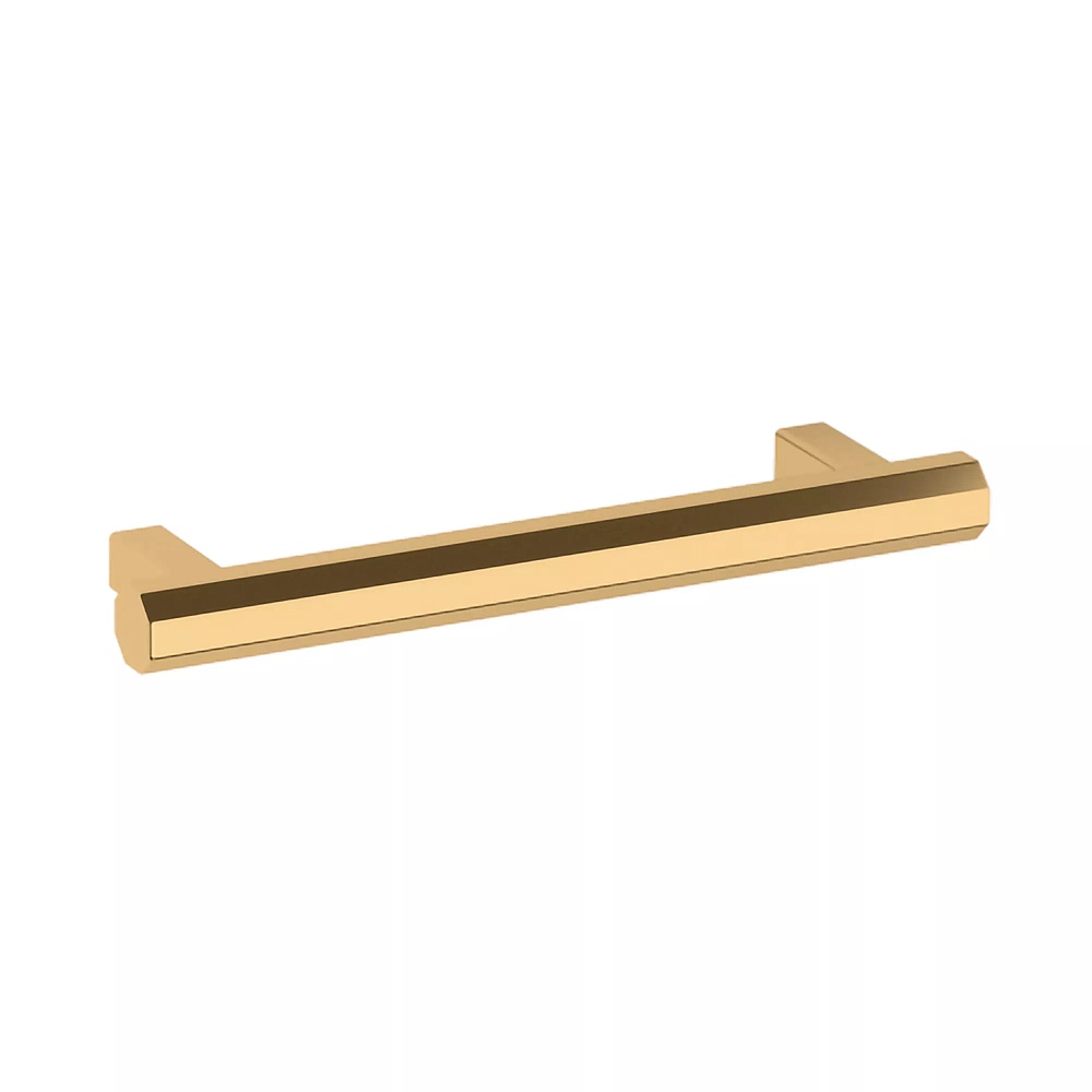 Baldwin Hardware 4417.031.BIN 4" Octagonal Cabinet Pull - Non-Lacquered Brass