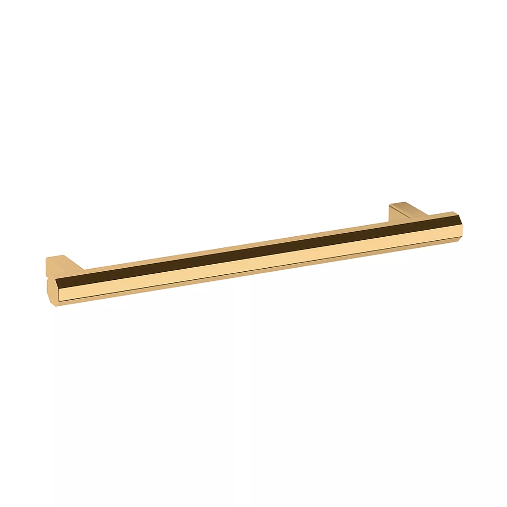 Baldwin Hardware 4418.003.BIN 6" Octagonal Cabinet Pull - Lifetime (PVD) Polished Brass