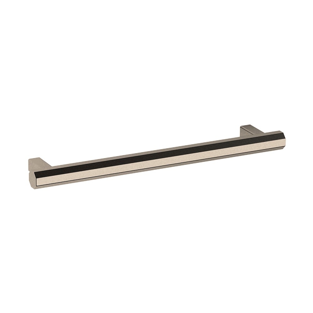 Baldwin Hardware 4418.076.BIN 6" Octagonal Cabinet Pull - Lifetime (PVD) Graphite Nickel