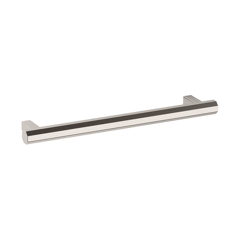 Baldwin Hardware 4418.150.BIN 6" Octagonal Cabinet Pull - Satin Nickel