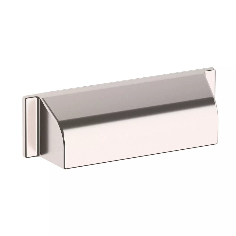 Baldwin Hardware 4421.055.BIN 4" Transitional Cup Pull - Lifetime (PVD) Polished Nickel