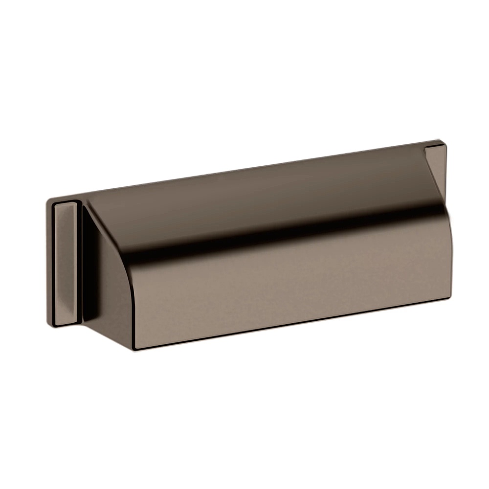 Baldwin Hardware 4421.076.BIN 4" Transitional Cup Pull - Lifetime (PVD) Graphite Nickel