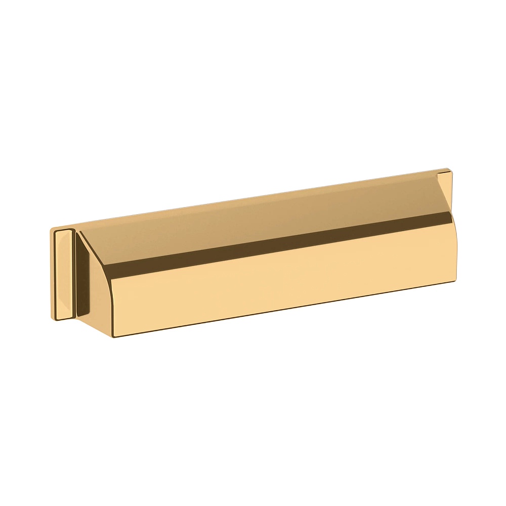 Baldwin Hardware 4422.003.BIN 6" Transitional Cup Pull - Lifetime (PVD) Polished Brass