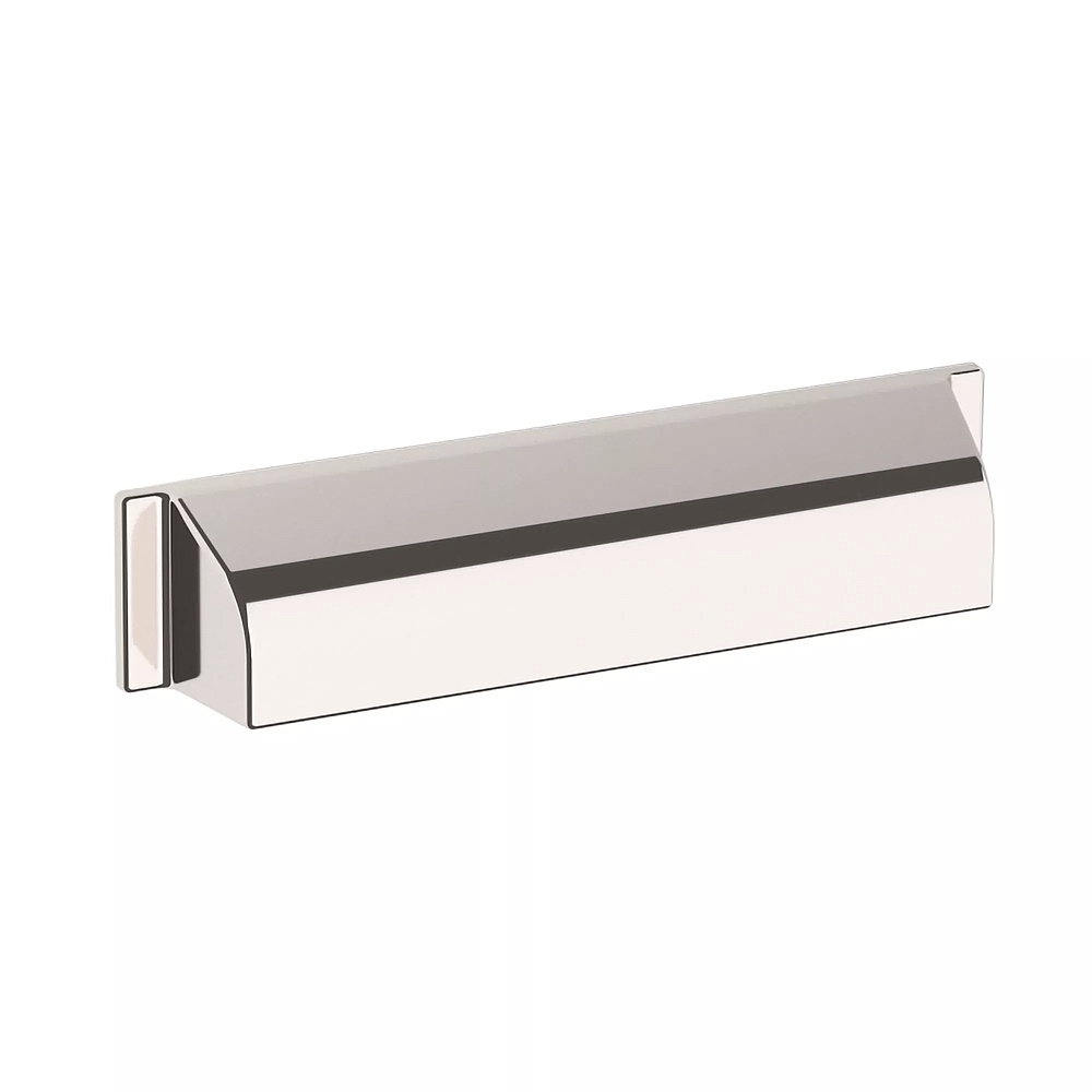 Baldwin Hardware 4422.055.BIN 6" Transitional Cup Pull - Lifetime (PVD) Polished Nickel