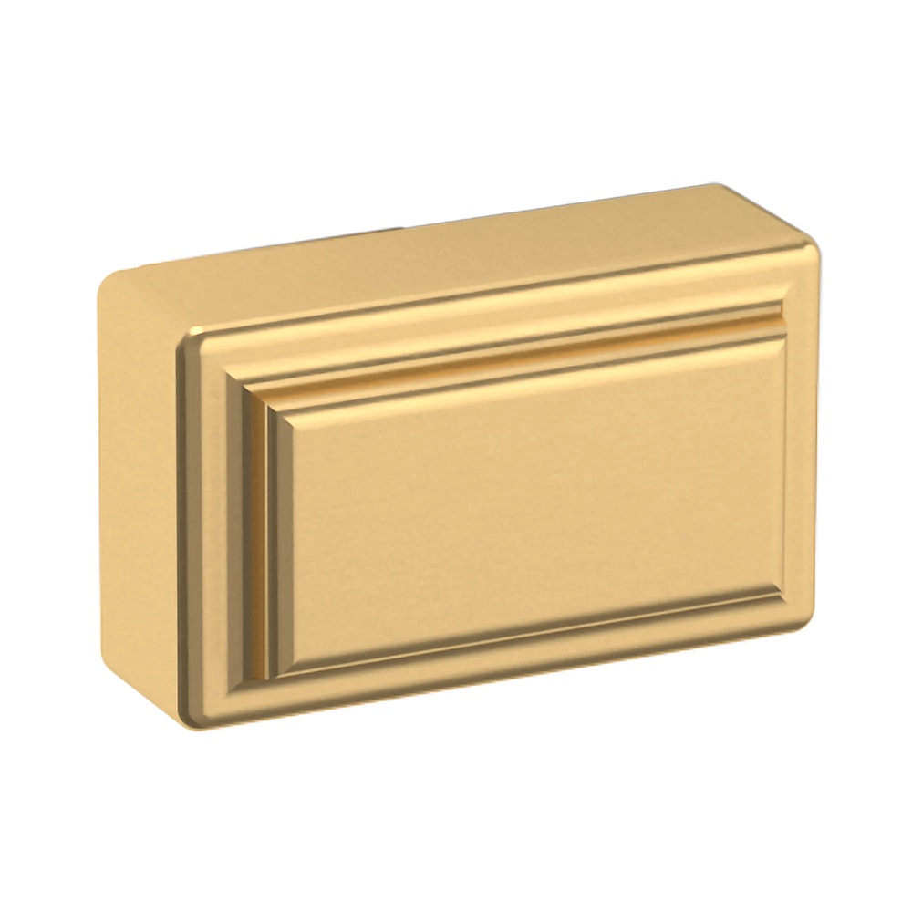 Baldwin Hardware 4425.044.BIN 1.125" Raised Knob - Lifetime (PVD) Satin Brass