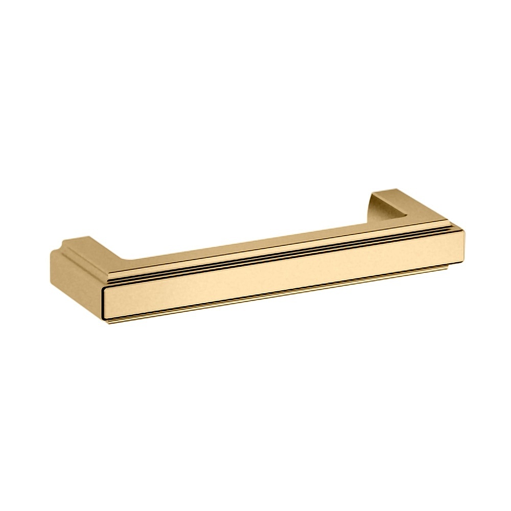 Baldwin Hardware 4426.003.BIN 4" Raised Cabinet Pull - Lifetime (PVD) Polished Brass