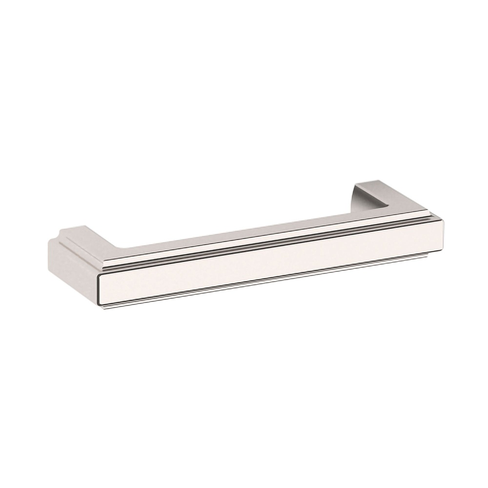 Baldwin Hardware 4426.055.BIN 4" Raised Cabinet Pull - Lifetime (PVD) Polished Nickel