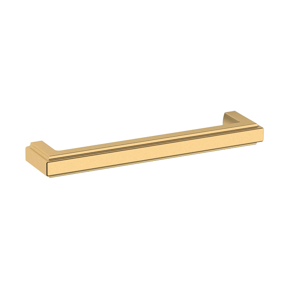 Baldwin Hardware 4427.044.BIN 6" Raised Cabinet Pull - Lifetime (PVD) Satin Brass