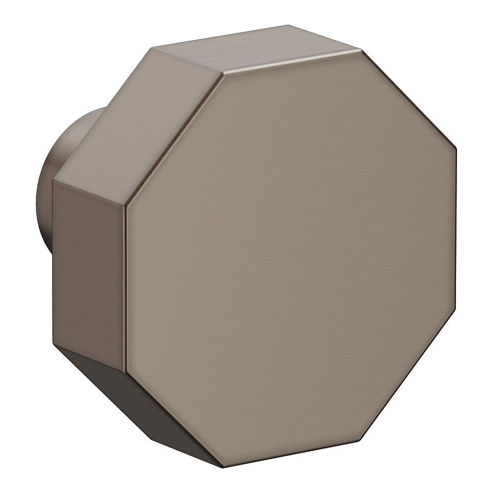 Baldwin Hardware 4440.076.BIN 1.25" Octagonal Knob - Lifetime (PVD) Graphite Nickel