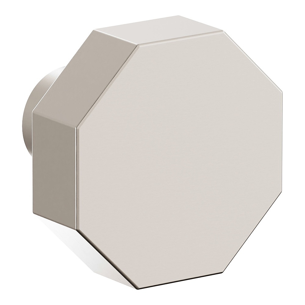 Baldwin Hardware 4440.150.BIN 1.25" Octagonal Knob - Satin Nickel