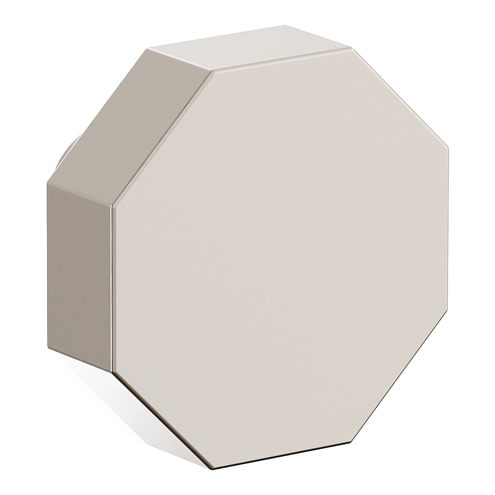 Baldwin Hardware 4441.150.BIN 1.375" Octagonal Knob - Satin Nickel