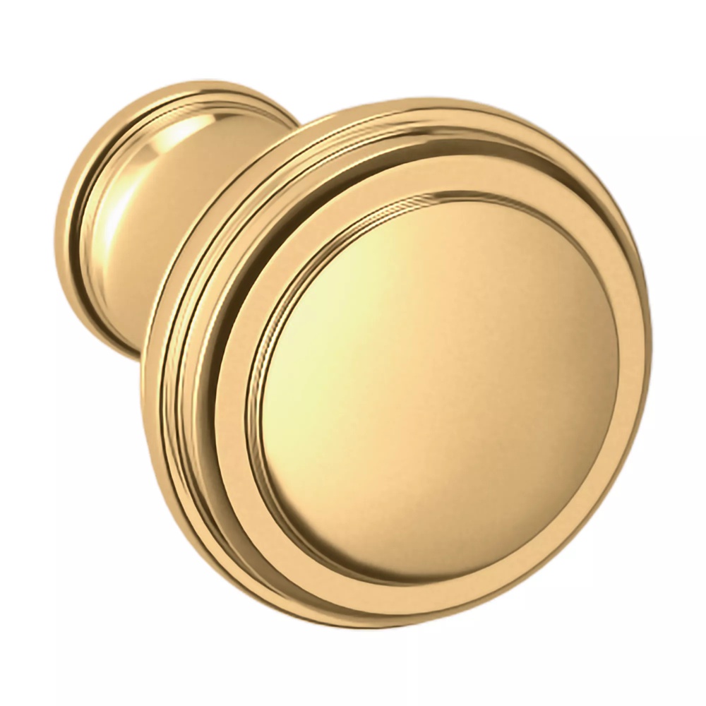 Baldwin Hardware 4454.003.BIN 1" Severin Fayerman Collection C Knob - Lifetime (PVD) Polished Brass