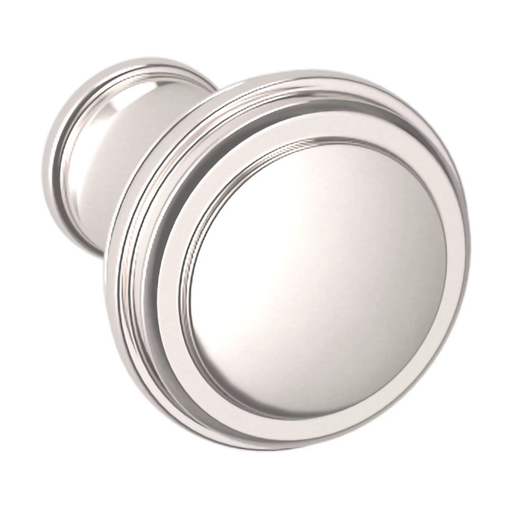 Baldwin Hardware 4454.055.BIN 1" Severin Fayerman Collection C Knob - Lifetime (PVD) Polished Nickel