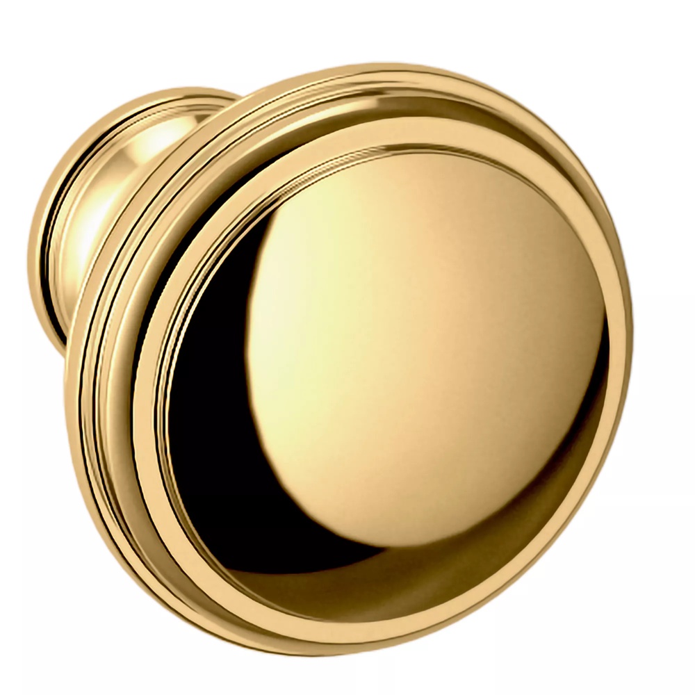 Baldwin Hardware 4456.031.BIN 1.32" Severin Fayerman Collection C Knob - Non-Lacquered Brass