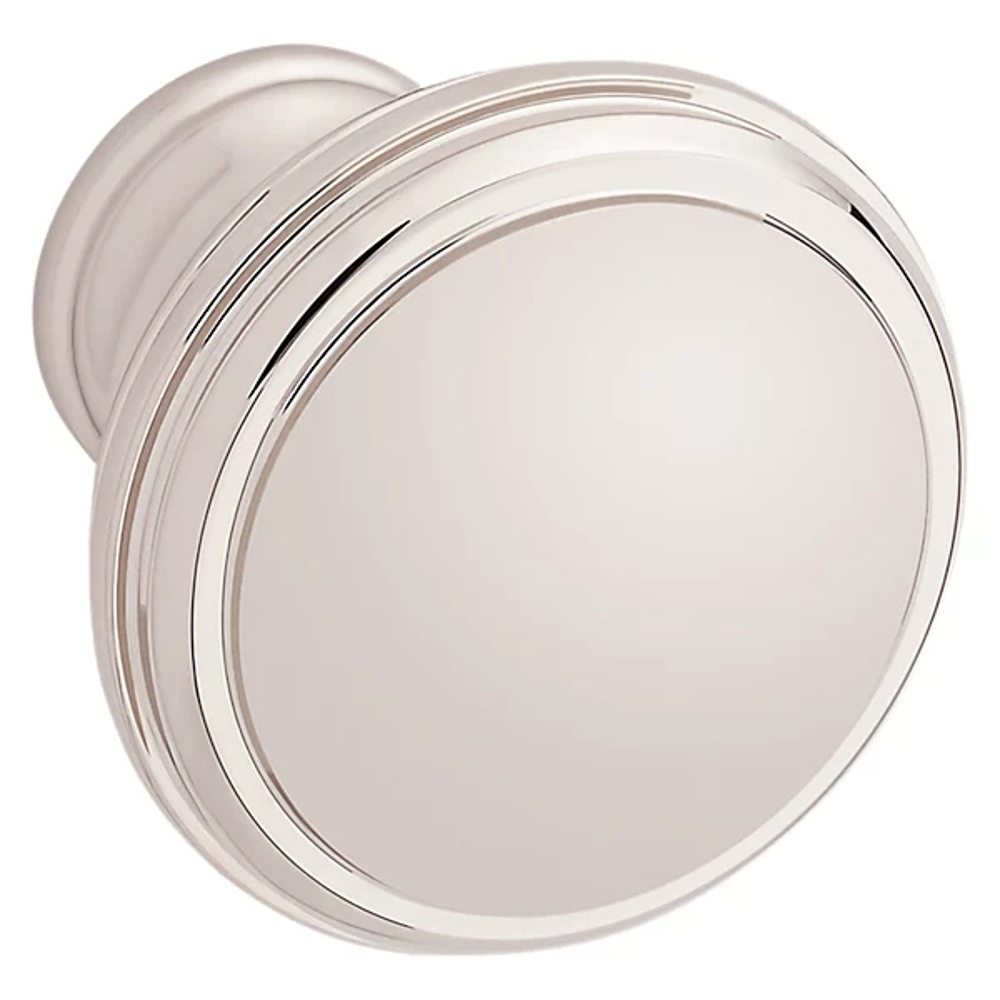 Baldwin Hardware 4456.055.BIN 1.32" Severin Fayerman Collection C Knob - Lifetime (PVD) Polished Nickel