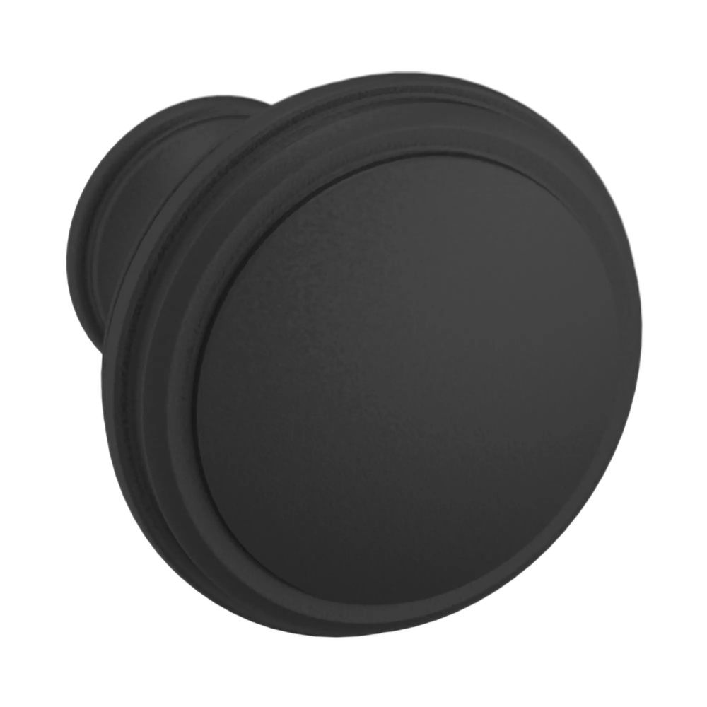 Baldwin Hardware 4456.190.BIN 1.32" Severin Fayerman Collection C Knob - Satin Black