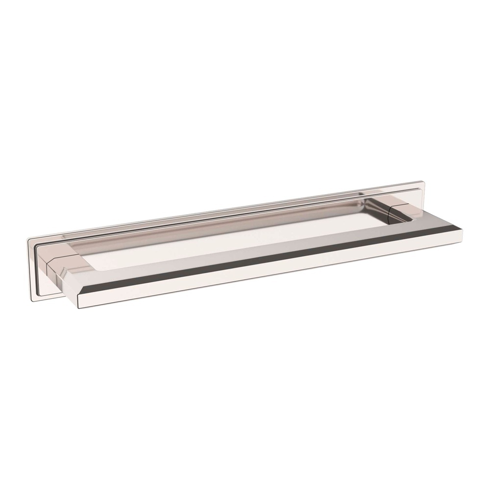 Baldwin Hardware 4460.055.BIN 10" Transitional Back Plate - Lifetime (PVD) Polished Nickel