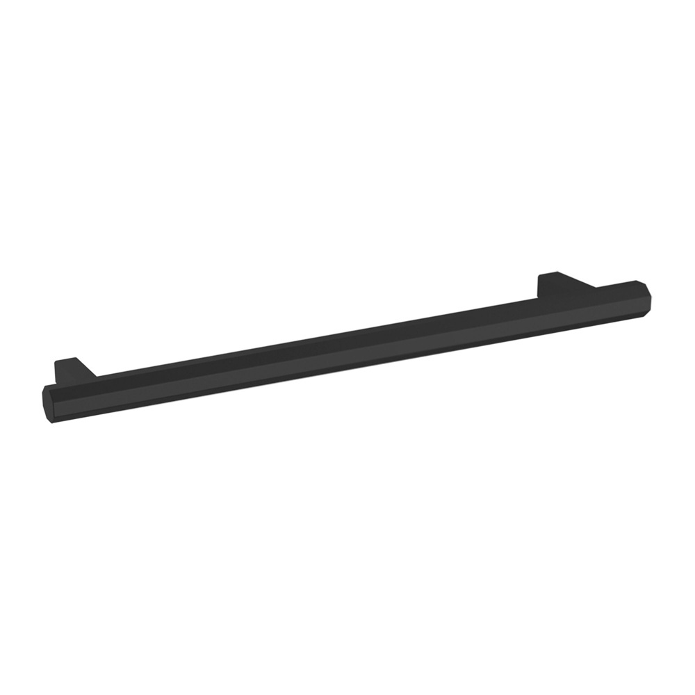 Baldwin Hardware 4468.190 8" Octagonal Cabinet Pull - Satin Black