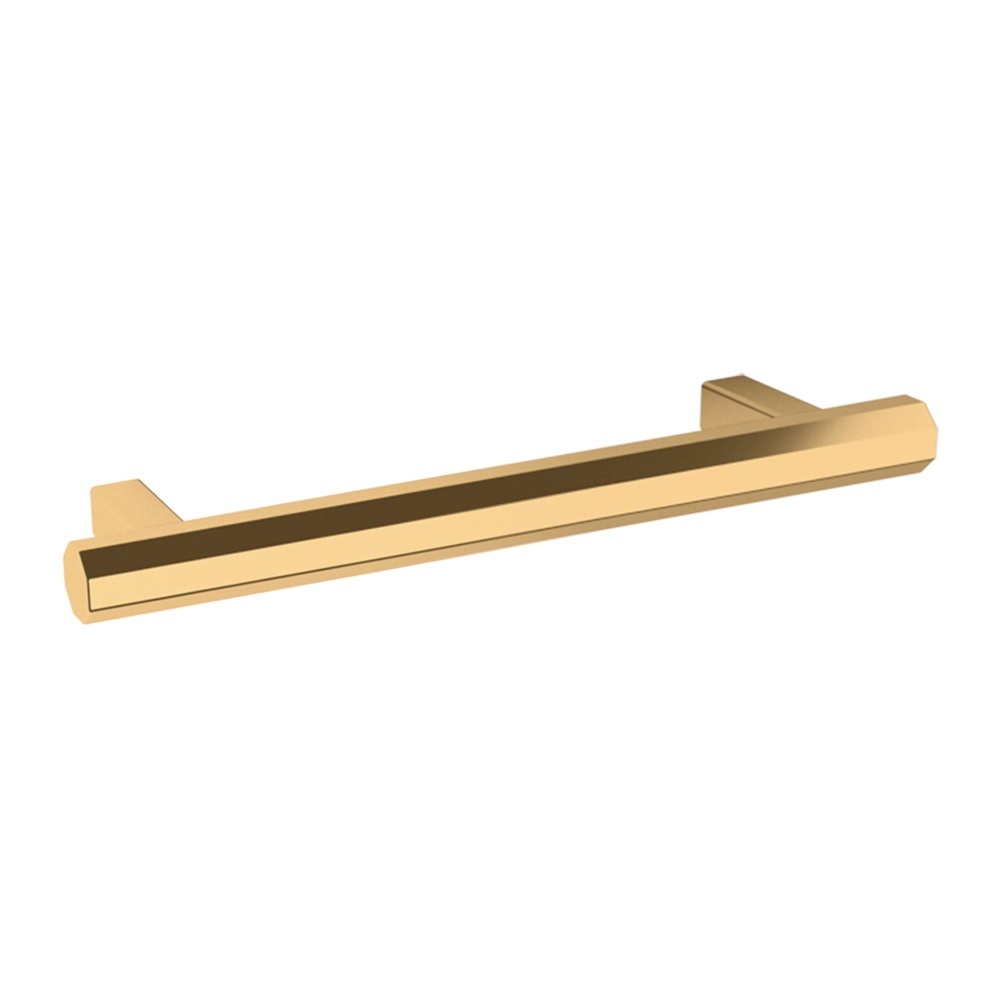 Baldwin Hardware 4469.003 8" Octagonal Appliance Pull - Lifetime (PVD) Polished Brass