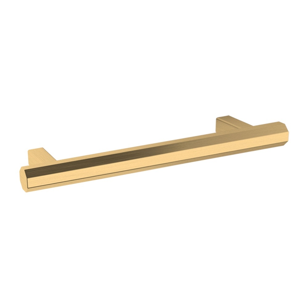 Baldwin Hardware 4469.044 8" Octagonal Appliance Pull - Lifetime (PVD) Satin Brass