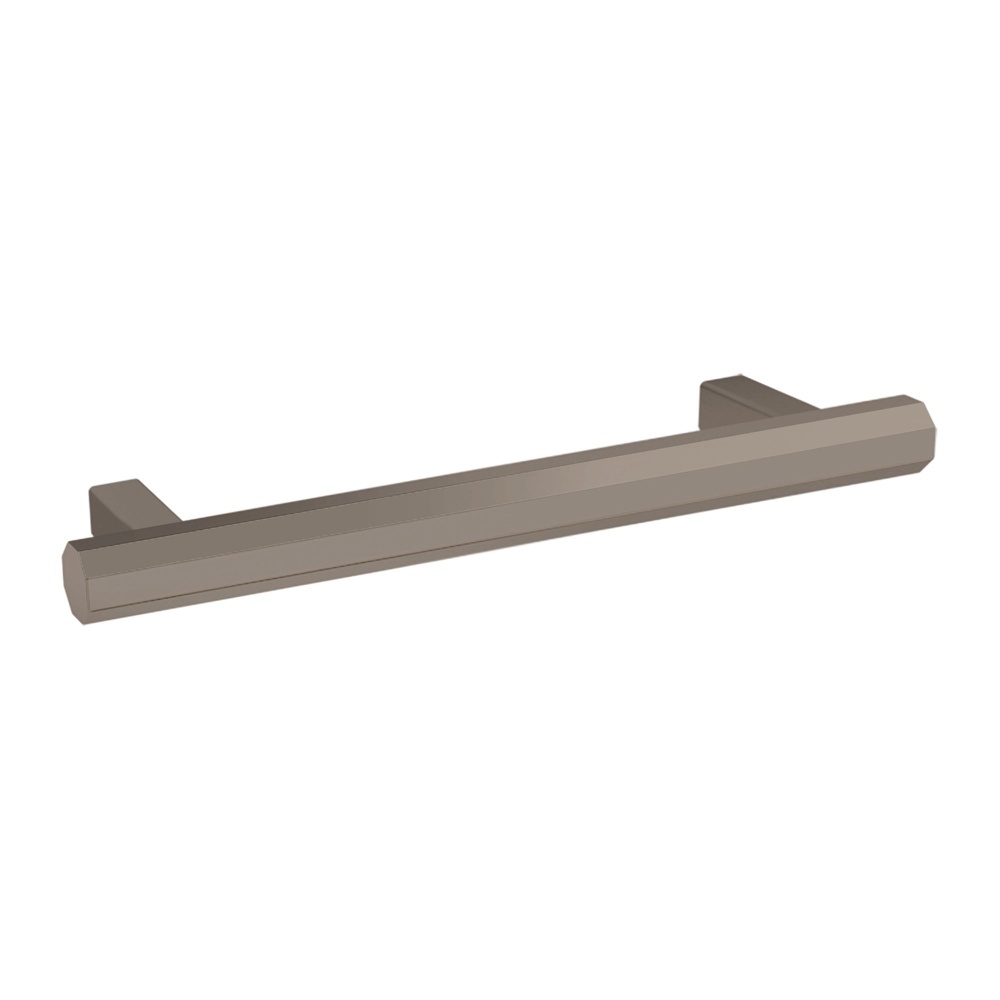 Baldwin Hardware 4469.076 8" Octagonal Appliance Pull - Lifetime (PVD) Graphite Nickel