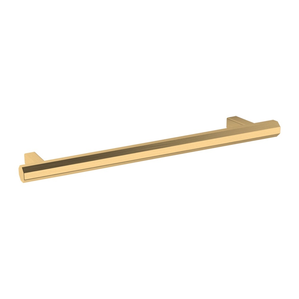 Baldwin Hardware 4470.044 12" Octagonal Appliance Pull - Lifetime (PVD) Satin Brass
