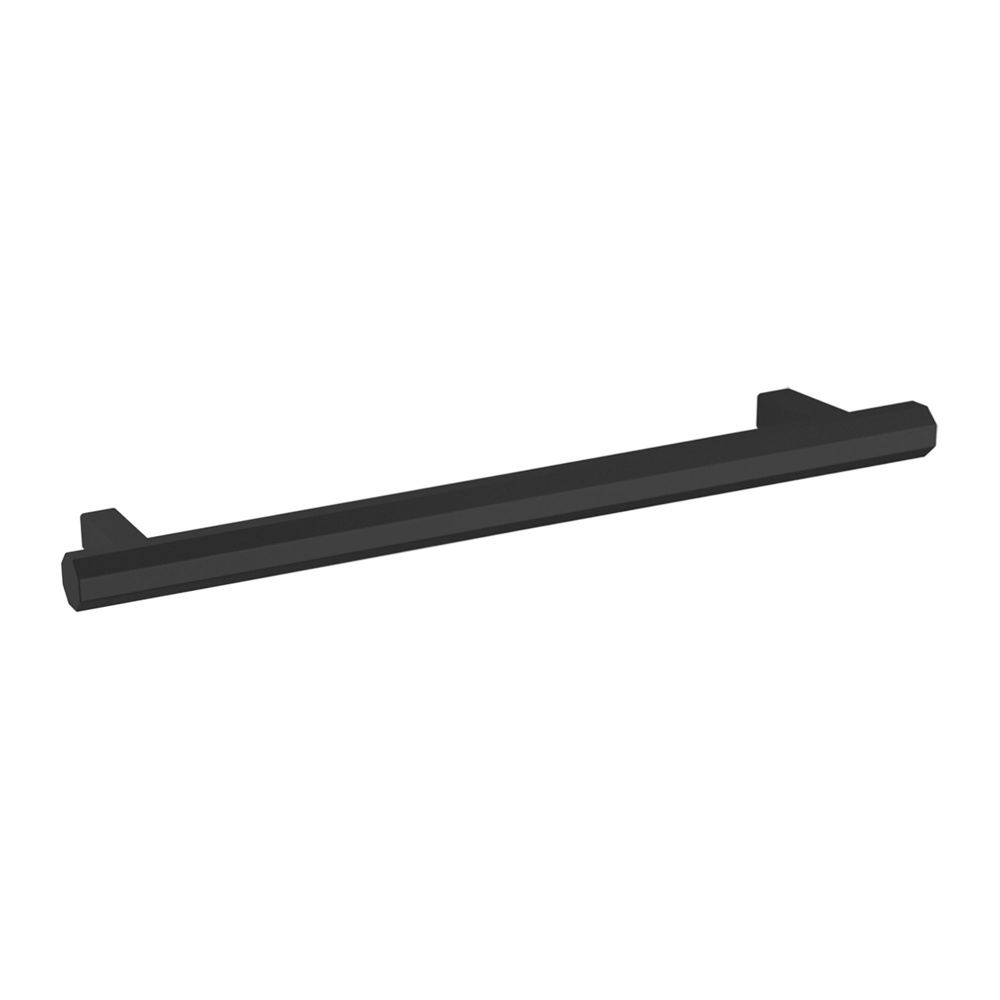 Baldwin Hardware 4470.190 12" Octagonal Appliance Pull - Satin Black