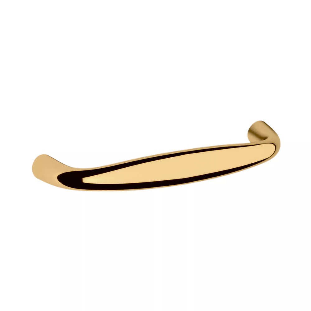 Baldwin Hardware 4480.031.BIN 4" Oval Cabinet Pull - Non-Lacquered Brass