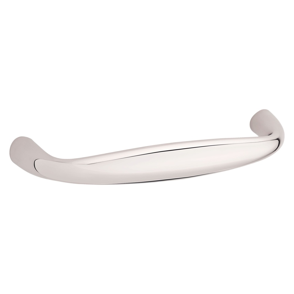 Baldwin Hardware 4480.055.BIN 4" Oval Cabinet Pull - Lifetime (PVD) Polished Nickel