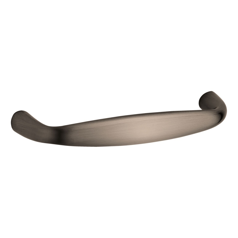 Baldwin Hardware 4480.076.BIN 4" Oval Cabinet Pull - Lifetime (PVD) Graphite Nickel