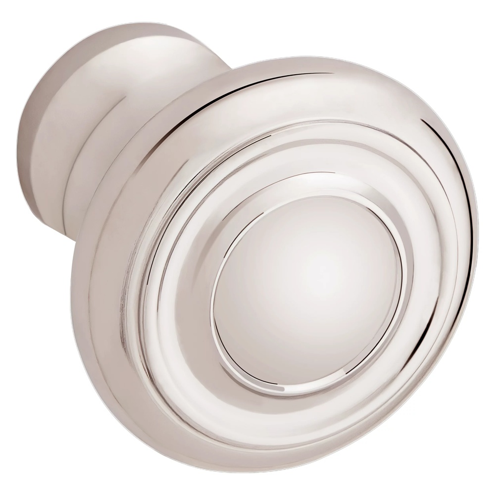 Baldwin Hardware 4490.055.BIN 1" Dominion Knob - Lifetime (PVD) Polished Nickel