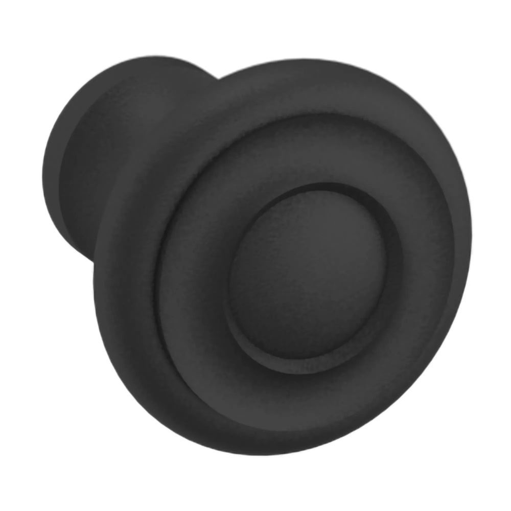 Baldwin Hardware 4490.190.BIN 1" Dominion Knob - Satin Black