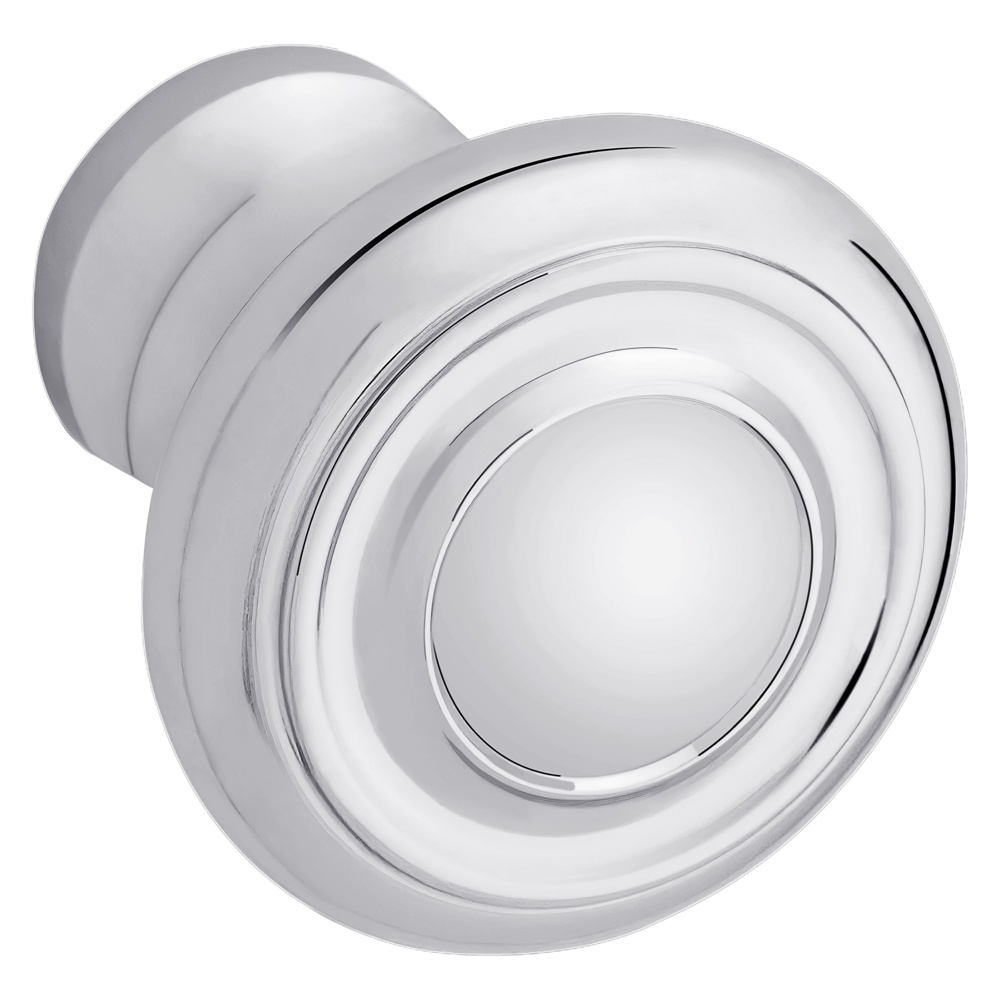 Baldwin Hardware 4490.260.BIN 1" Dominion Knob - Polished Chrome