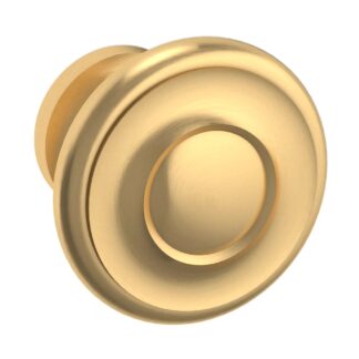 Baldwin Hardware 4491.044.BIN 1.25" Dominion Knob - Lifetime (PVD) Satin Brass